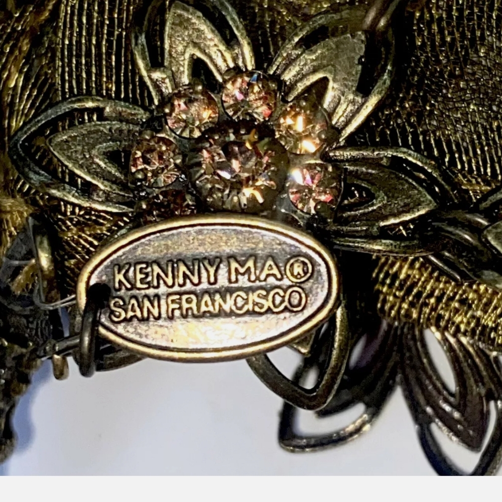 KENNY MA Petite Bronze Metal purse - Picture 2 of 7
